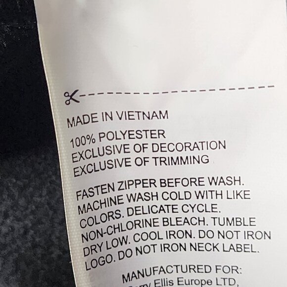 Mens Black & Gray Callaway Jacket Full-Zip Mock Neck Long Sleeve XXL - Picture 11 of 15